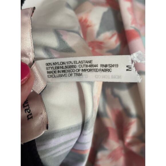 Nanette Lepore Swim coverup, black floral, medium, resort, vacation, beach - Picture 6 of 10